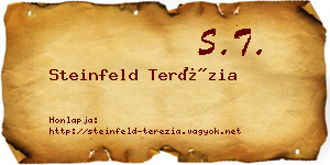 Steinfeld Terézia névjegykártya