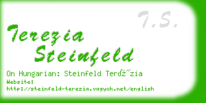 terezia steinfeld business card